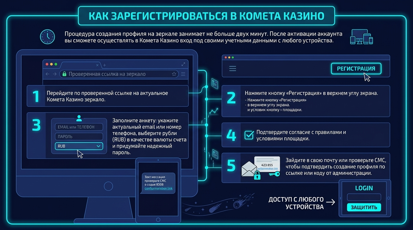Вход Комета Казино зеркало